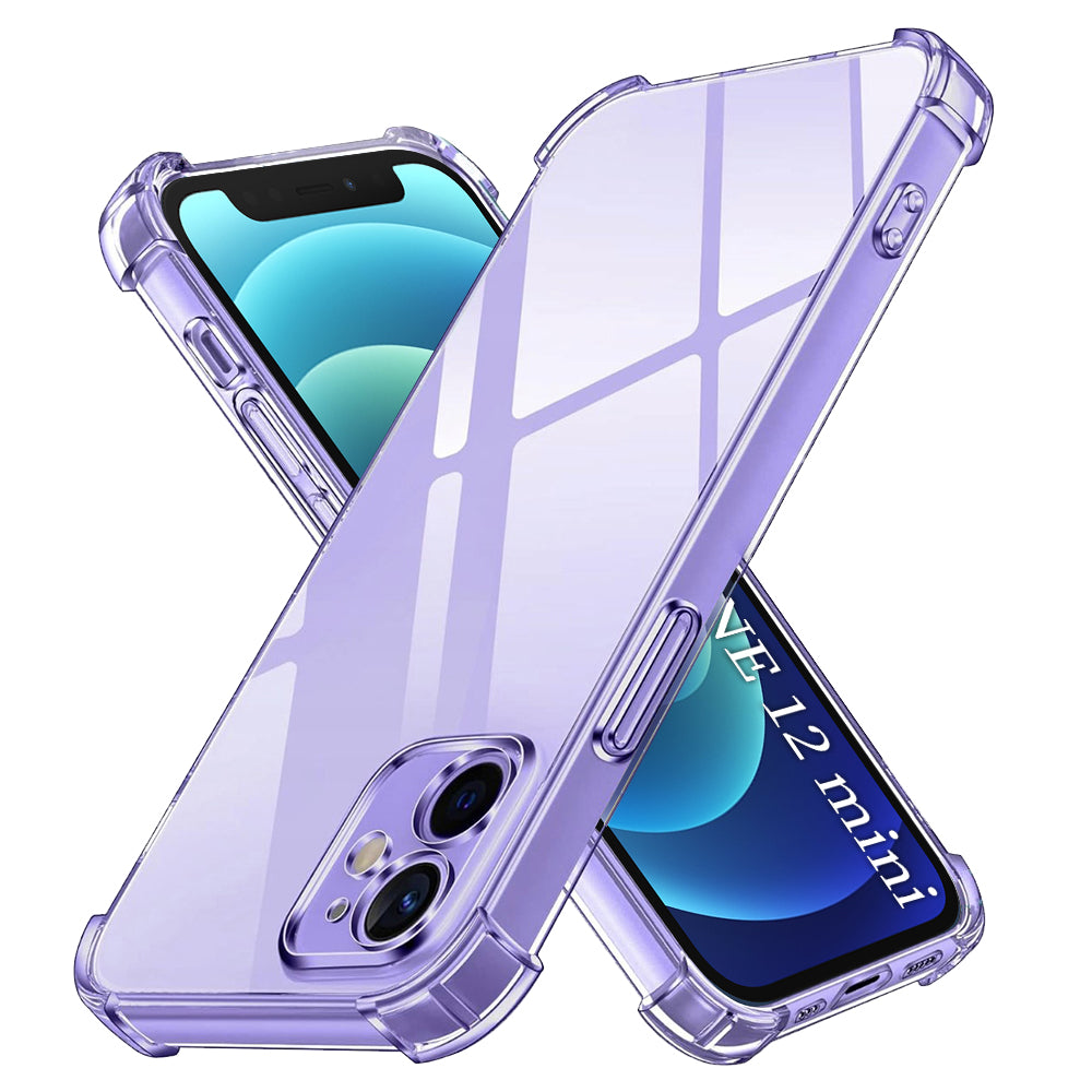 Husă transparentă Techsuit Shockproof Clear Silicone iPhone 12 mini – imagine 1