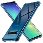 Husă transparentă Techsuit Shockproof Clear Silicone Galaxy S10 Plus – Negru fumuriu – imagine 2