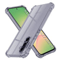 Husă transparentă Techsuit Shockproof Clear Silicone Galaxy A56 5G – Negru fumuriu – imagine 1