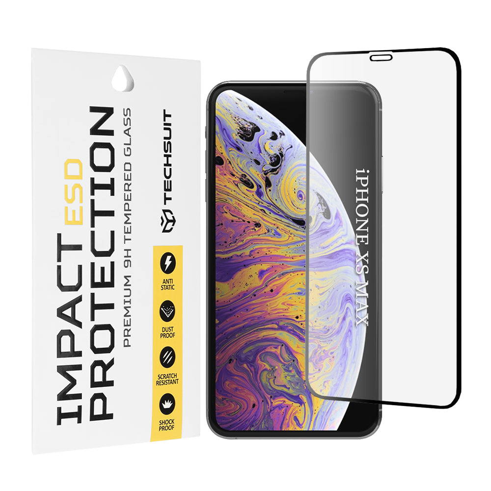 Folie sticlă antistatică Techsuit ESD iPhone XS Max / 11 Pro Max – imagine 1