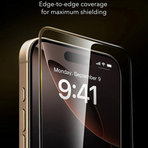 Folie sticlă ESR Gorilla Glass UltraFit iPhone 17 / 16 Pro, 3 buc. – imagine 2 din 2