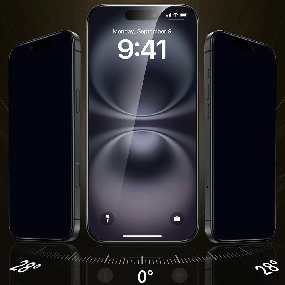 Folie privacy ESR Gorilla Glass UltraFit iPhone 17 Pro, 3 buc. – imagine 2 din 2
