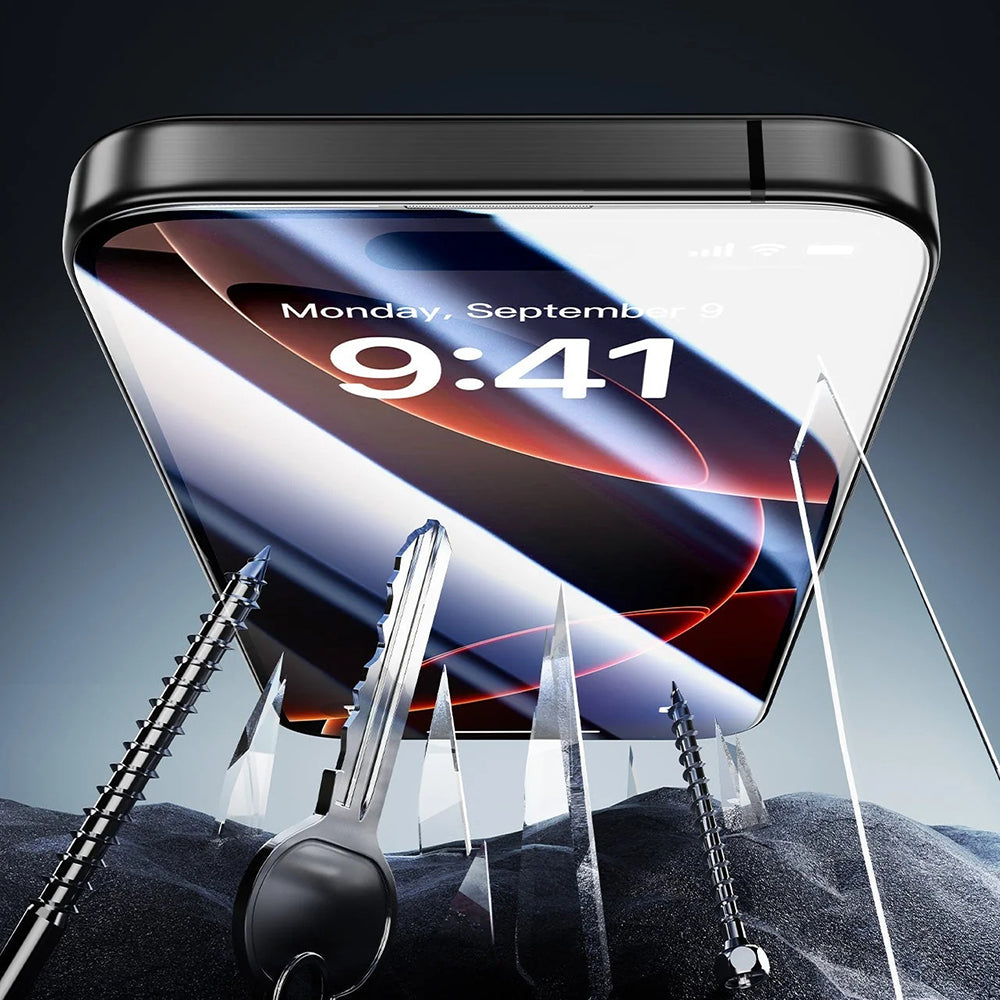Folie sticlă ESR Armorite UltraFit iPhone 18 Pro / 17 Pro, 3 buc. – imagine 3 din 3