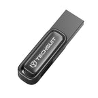 Memorie USB 3.0 32 GB, carcasă metalică, gri închis – Techsuit THSM33 – imagine 2