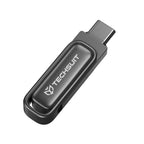 Memorie USB dual 64 GB, USB 3.2 și USB-C, gri închis – Techsuit THSM34 – imagine 3