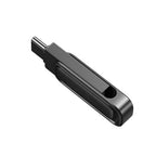 Memorie USB dual 32 GB, USB 3.2 și USB-C, gri închis – Techsuit THSM34 – imagine 3