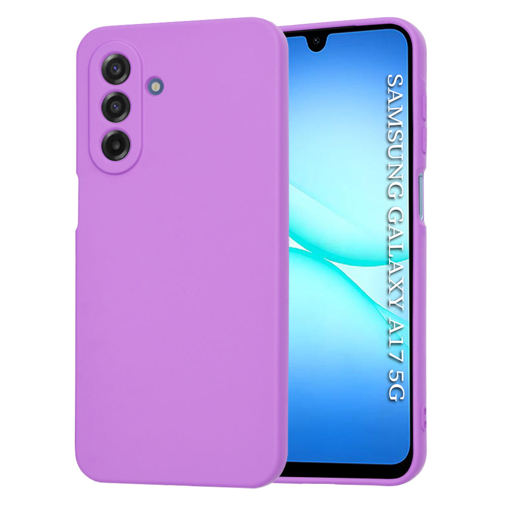 Husă din silicon Techsuit SoftFlex Galaxy A17 5G – Mov – imagine 1