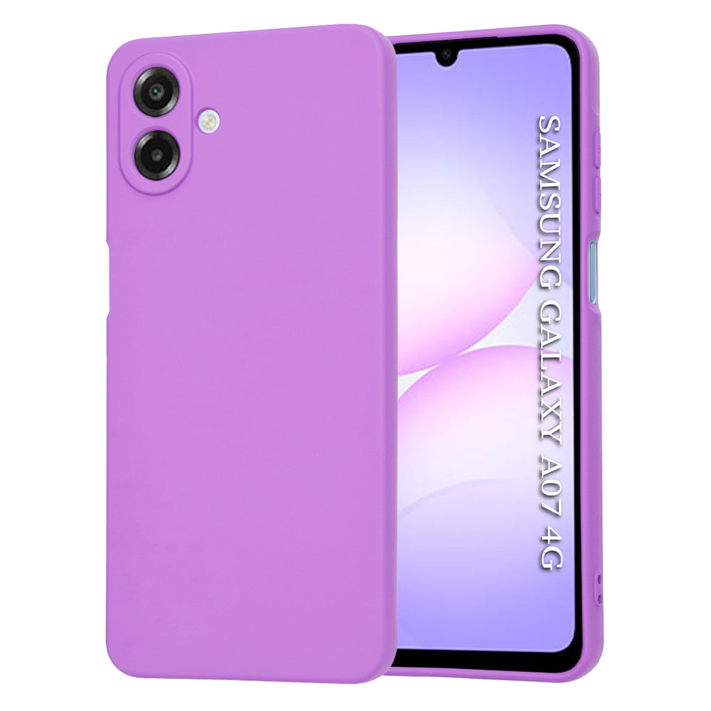 Husă din silicon Techsuit SoftFlex Galaxy A07 – Mov – imagine 1