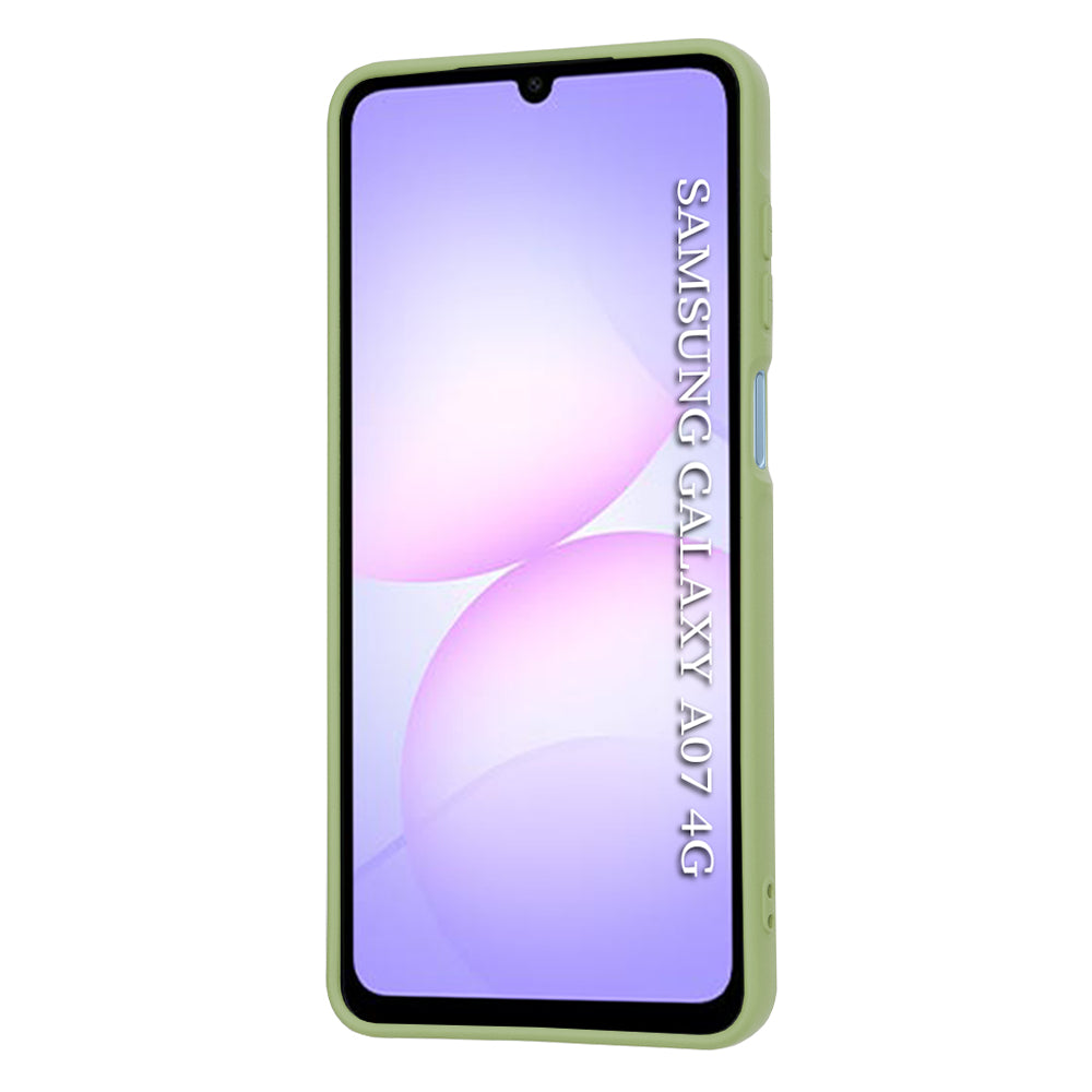 Husă din silicon Techsuit SoftFlex Galaxy A07 – Verde matcha – imagine 6