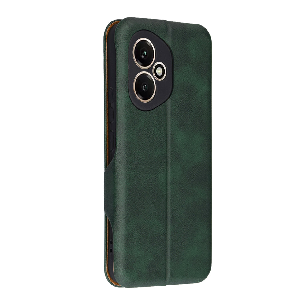 Husă Honor 400 flip Techsuit Safe Wallet Plus, verde – imagine 3