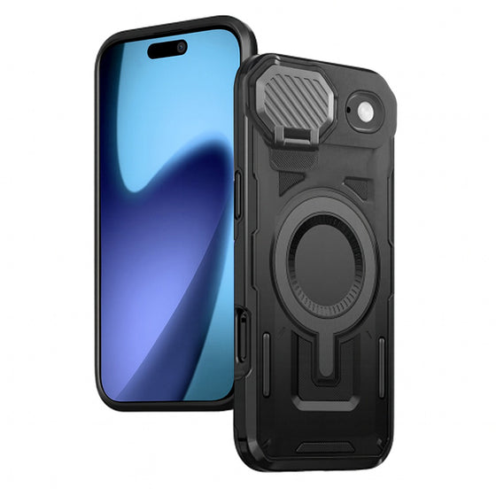 Husă Techsuit CamVault MagSafe cu stand pentru iPhone Air – negru