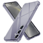 Husă transparentă Techsuit Shockproof Clear Silicone Galaxy S24 – Negru fumuriu – imagine 2