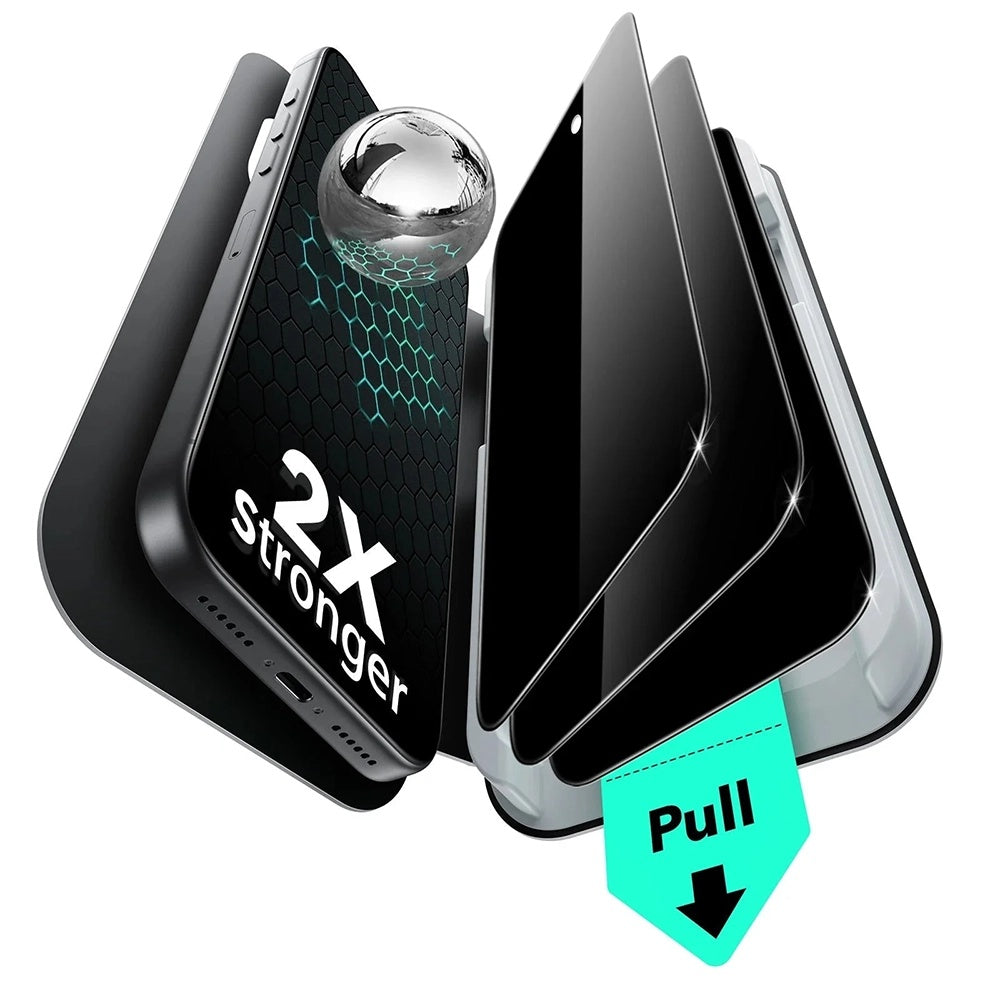 Folie privacy ESR UltraFit iPhone 17 Pro Max, set 3 buc. – imagine 1 din 1