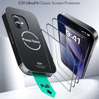 Folie sticlă ESR UltraFit iPhone 17 / 16 Pro, set 3 buc. – imagine 2 din 2