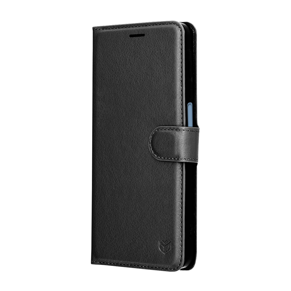 Husă portofel Techsuit Leather Folio Galaxy A07 – Negru – imagine 4