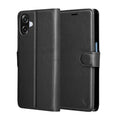 Husă portofel Techsuit Leather Folio Galaxy A07 – Negru – imagine 1