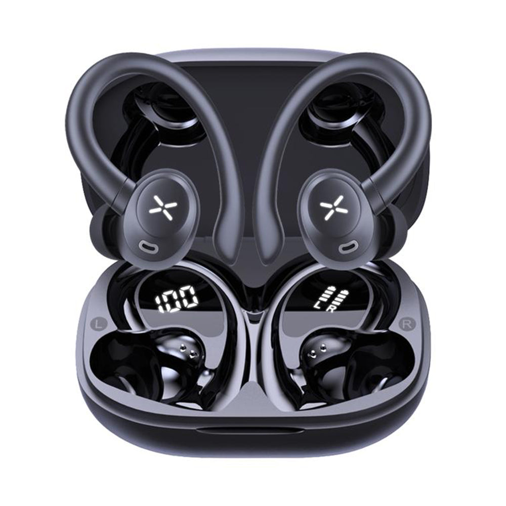 Căști wireless Bluetooth 5.4, IPX4, negru – Techsuit CW4 – imagine 5