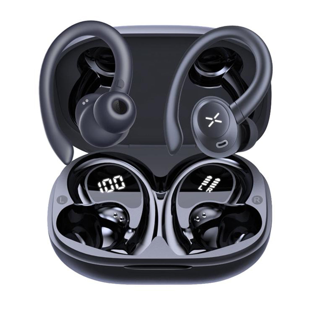 Căști wireless Bluetooth 5.4, IPX4, negru – Techsuit CW4 – imagine 4