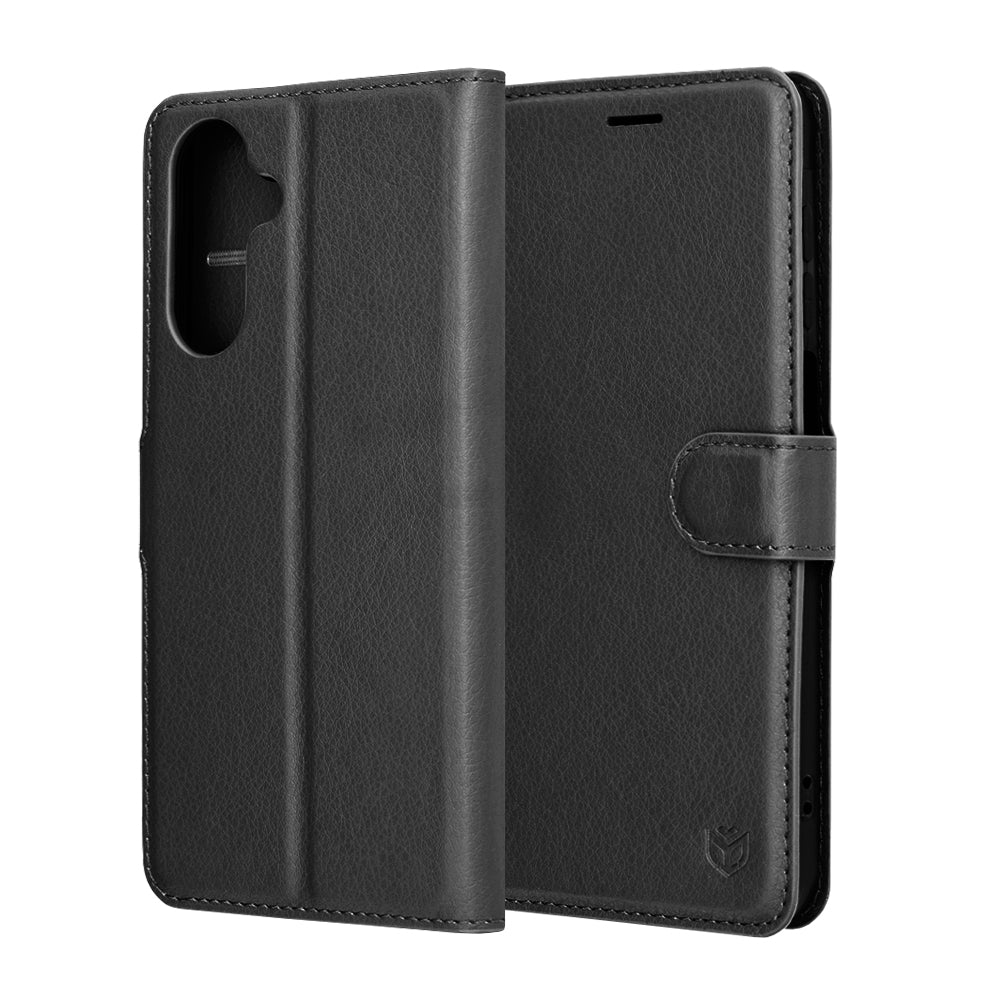 Husă tip portofel Techsuit Leather Folio Galaxy A17 5G – Negru – imagine 6