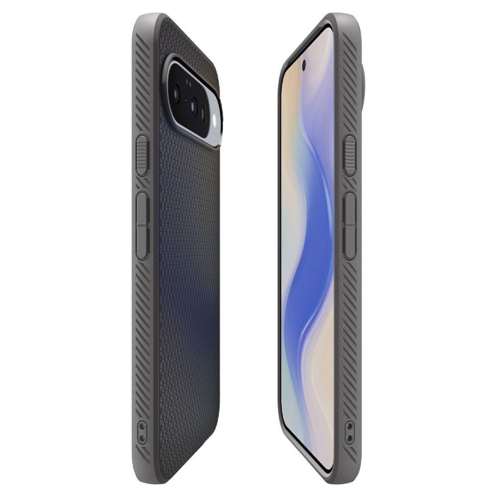 Husă Spigen Liquid Air MagFit Pixel 10 / 10 Pro – Gri (Marble Grey) – imagine 13
