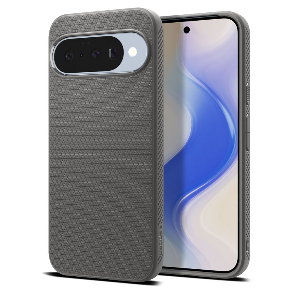Husă Spigen Liquid Air MagFit Pixel 10 / 10 Pro – Gri (Marble Grey) – imagine 12