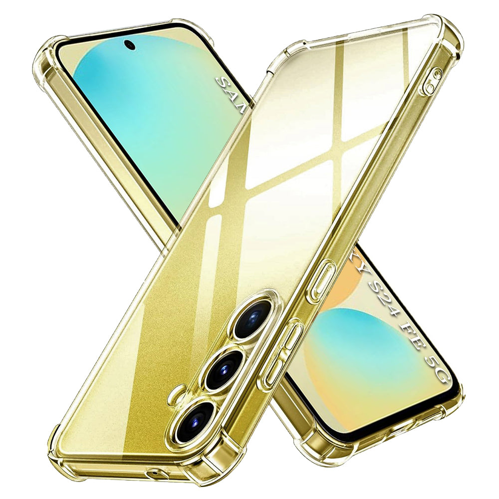 Husă transparentă Techsuit Shockproof Clear Silicone Galaxy S24 FE – imagine 1