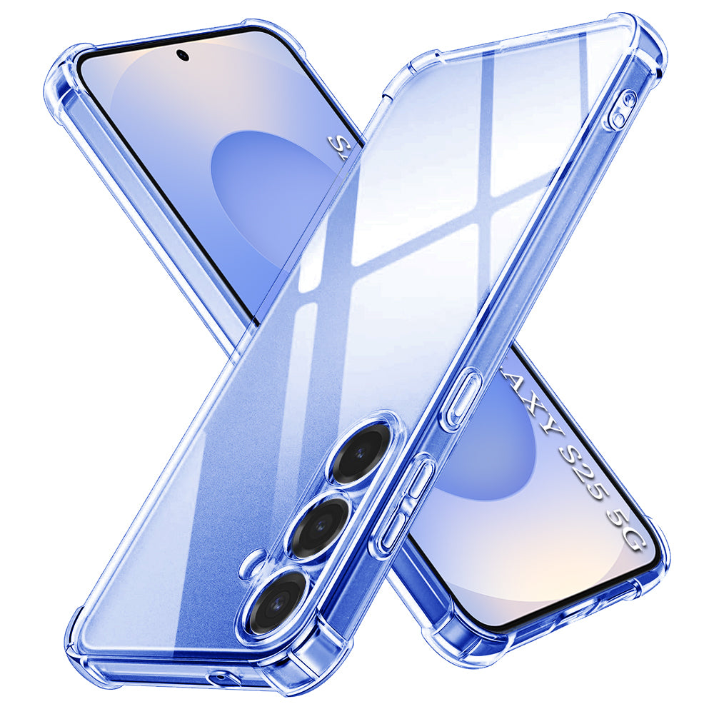 Husă transparentă Techsuit Shockproof Clear Silicone Galaxy S25 – Transparent – imagine 2
