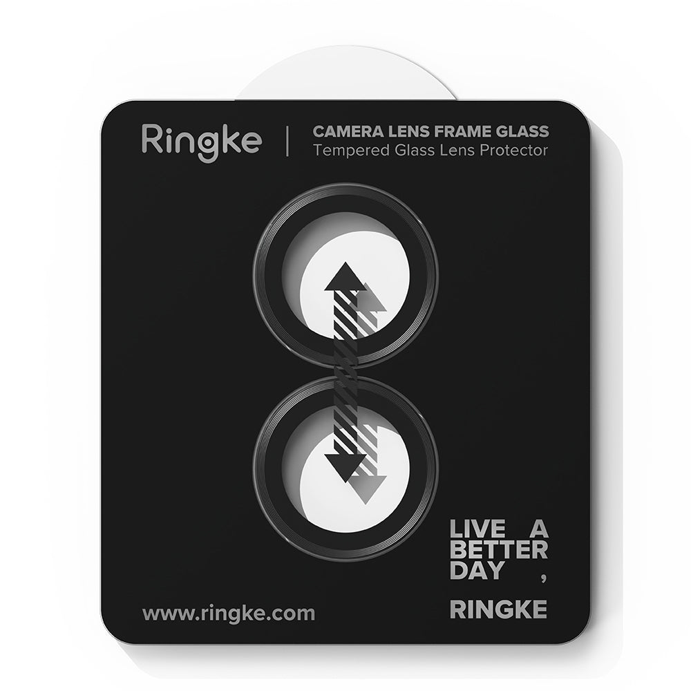Protecție lentile Ringke Lens Frame Glass iPhone 17, 2 seturi – imagine 4 din 7