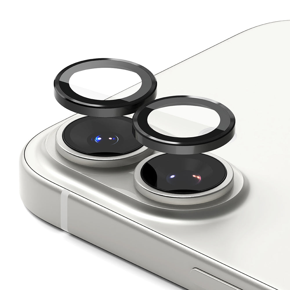 Protecție lentile Ringke Lens Frame Glass iPhone 17, 2 seturi – imagine 3 din 7
