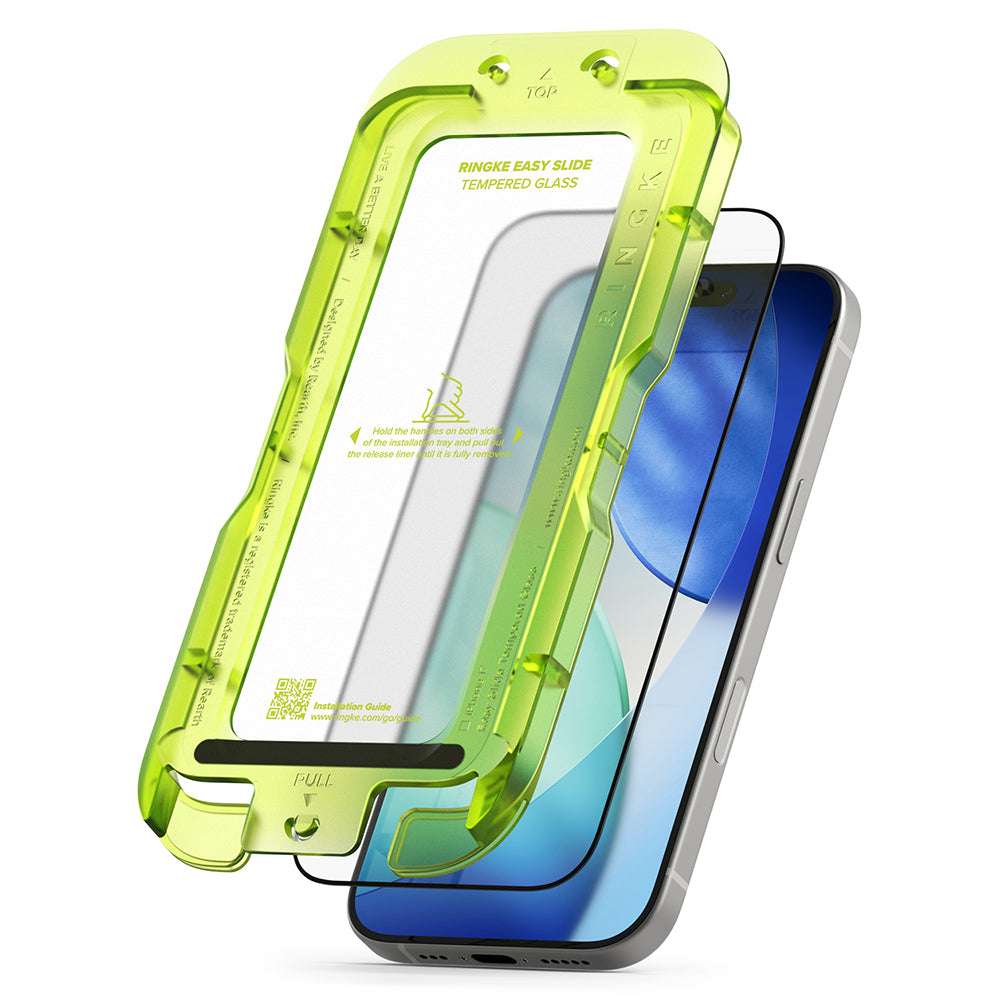 Folie sticlă Ringke Easy Slide iPhone 17 Pro, 2 buc. – imagine 2 din 2
