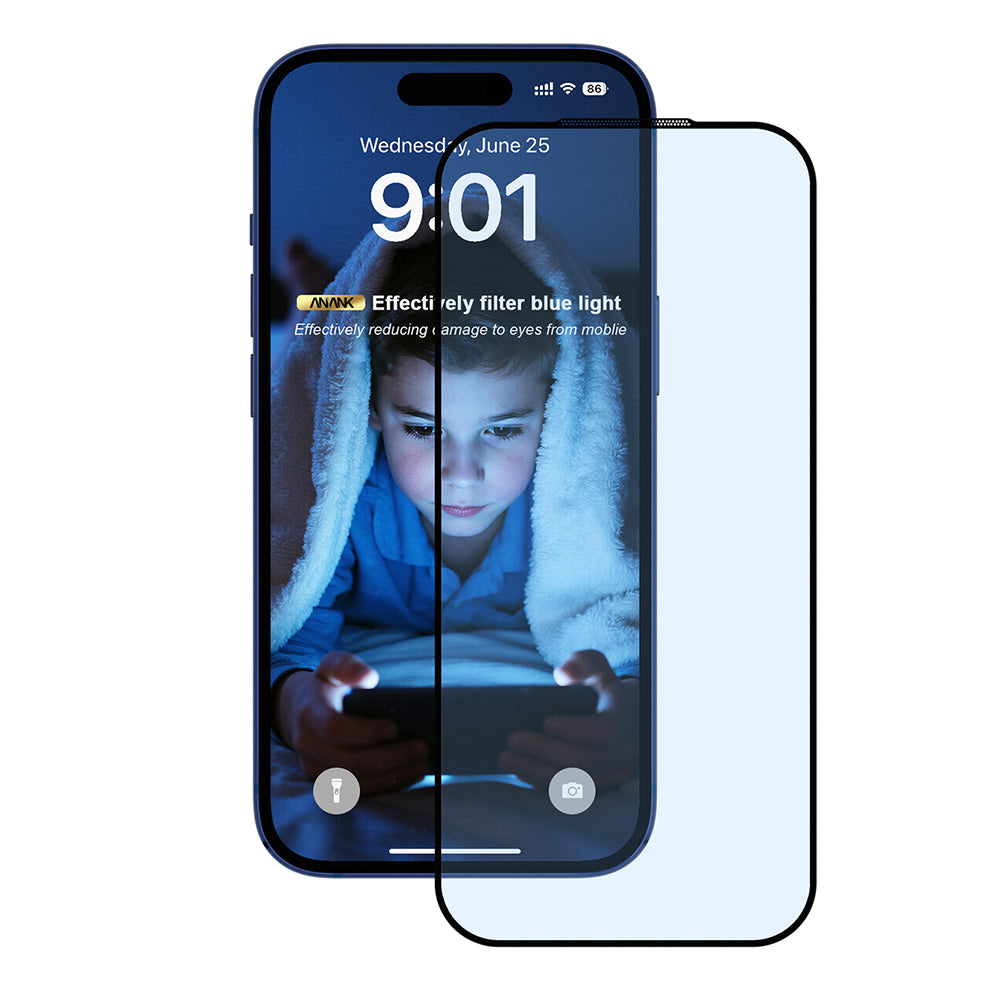 Folie sticlă ANANK anti-lumină albastră iPhone 17 Pro – imagine 1 din 4