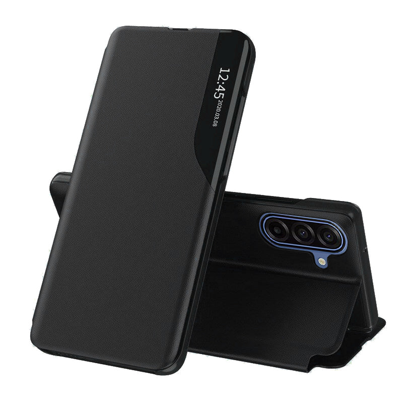 Husă flip Techsuit eFold Galaxy A17 5G / A17 4G / M17 / F17 / A18 – Negru – imagine 2