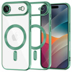 Husă transparentă Techsuit Luxury Crystal MagSafe iPhone Air – Verde deschis – imagine 6