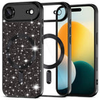 Husă Techsuit Luxury Glitter MagSafe iPhone Air – Negru – imagine 3