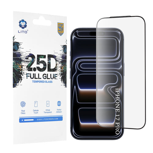 Folie sticlă Lito 2.5D Full Glue iPhone 18 Pro / 17 Pro – imagine 1 din 2