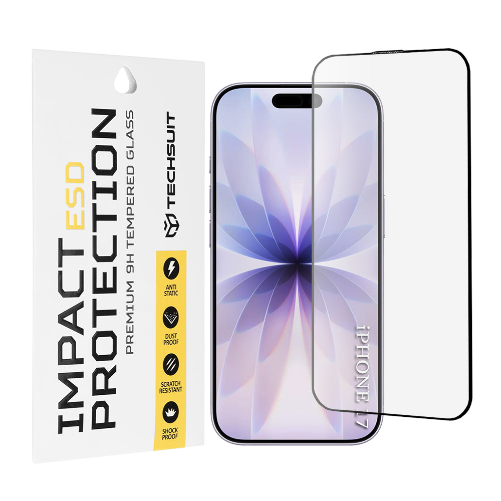 Folie sticlă Techsuit ESD anti-statică iPhone 17 – imagine 1 din 3