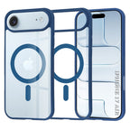 Husă transparentă Techsuit MagSafe Pro iPhone Air – Albastru – imagine 2