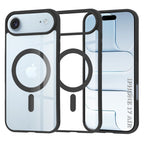 Husă transparentă Techsuit MagSafe Pro iPhone Air – Negru – imagine 4