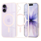 Husă transparentă Techsuit MagSafe Pro iPhone 17 – Roz nude – imagine 5
