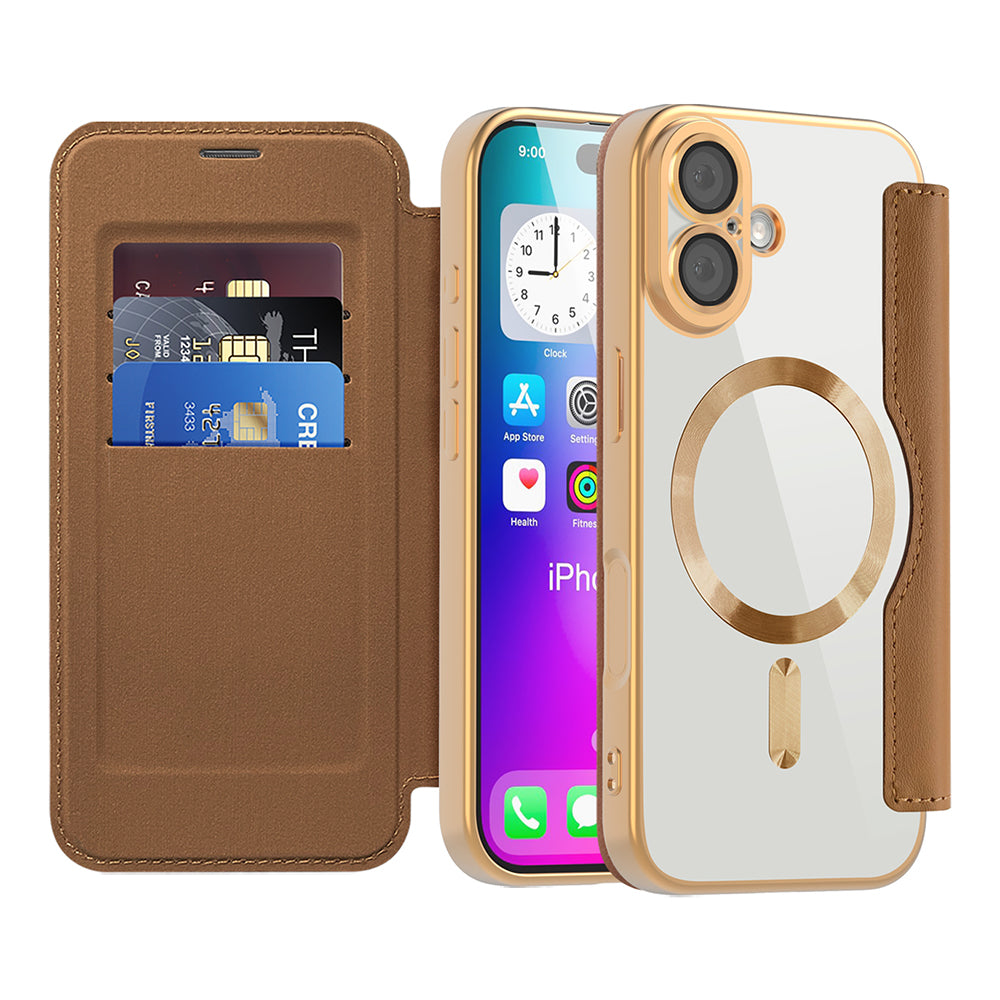 Husă flip Techsuit SmartMag Book iPhone 17 – imagine 1