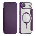 Husă flip Techsuit SmartMag Book iPhone Air – Mov – imagine 4
