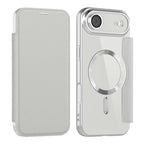 Husă flip Techsuit SmartMag Book iPhone Air – Gri – imagine 2