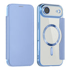 Husă flip Techsuit SmartMag Book iPhone Air – Albastru deschis – imagine 16