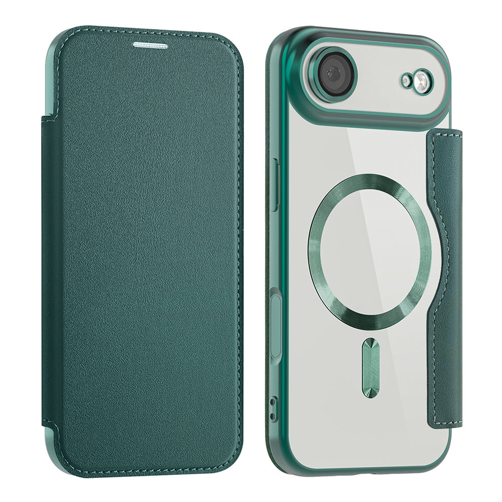Husă flip Techsuit SmartMag Book iPhone Air – Verde – imagine 10