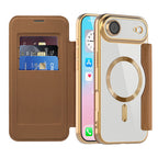 Husă flip Techsuit SmartMag Book iPhone Air – Maro – imagine 7