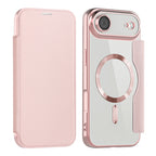 Husă flip Techsuit SmartMag Book iPhone Air – Roz – imagine 6