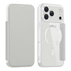 Husă flip Techsuit SmartMag Book iPhone 17 Pro Max – Gri – imagine 8