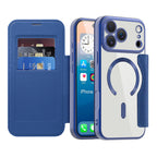 Husă flip Techsuit SmartMag Book iPhone 17 Pro Max – Albastru – imagine 9