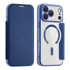 Husă flip Techsuit SmartMag Book iPhone 17 Pro Max – Albastru – imagine 10