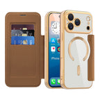 Husă flip Techsuit SmartMag Book iPhone 17 Pro – Maro – imagine 5